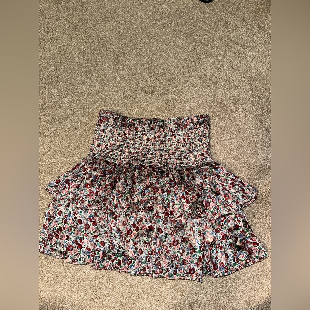 RESET BY JANE Floral Smocked Women's Skirt